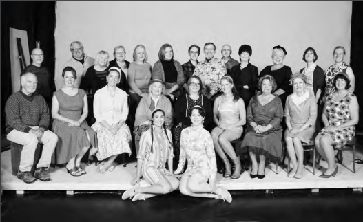 The cast and crew of Les Belles Soeurs, which ran at the Langham Court Theatre in Victoria in 2017.