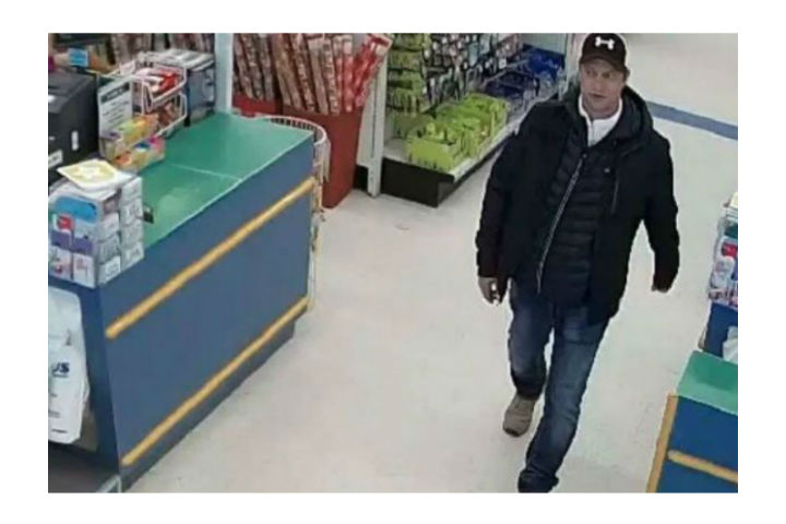 Police are looking for a man reported to have stolen items from a Toys R Us. 