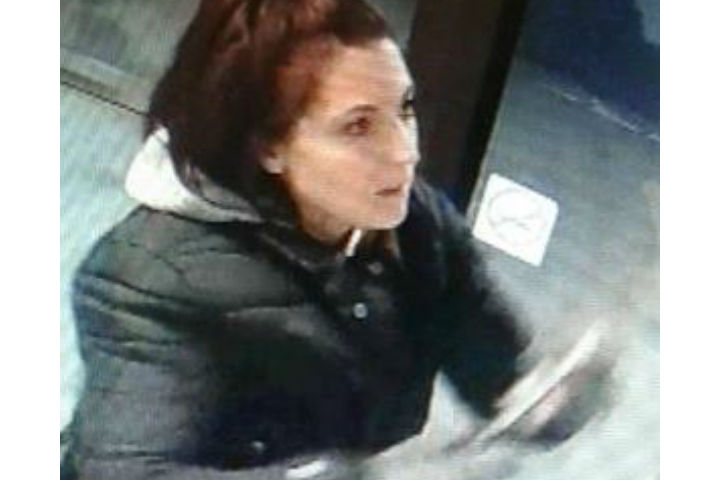 Security footage shows that at about 2:25 a.m. Friday, an unknown woman entered the lobby and used a pair of bolt-cutters to gain access to the lock box, police say.