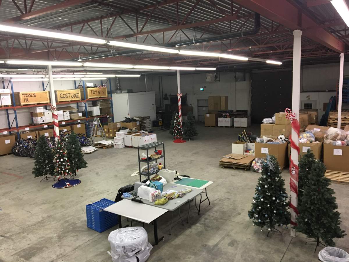 Magic of Christmas warehouse.