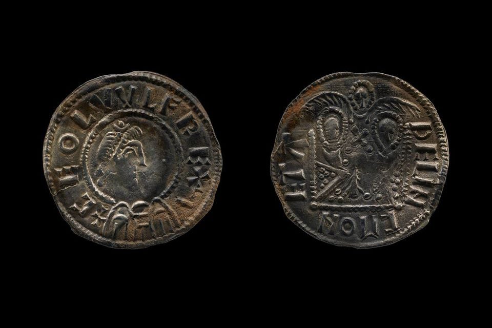 These ancient Viking coins were recovered from a field in the United Kingdom.