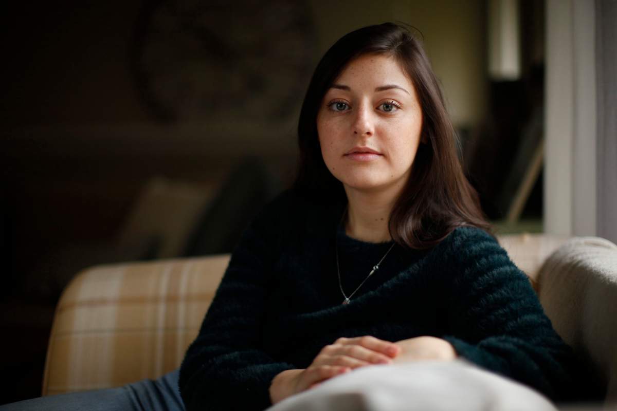 Former University of Victoria coxswain Lily Copeland is photographed at home in Brentwood Bay, B.C., on Saturday, November 16, 2019.