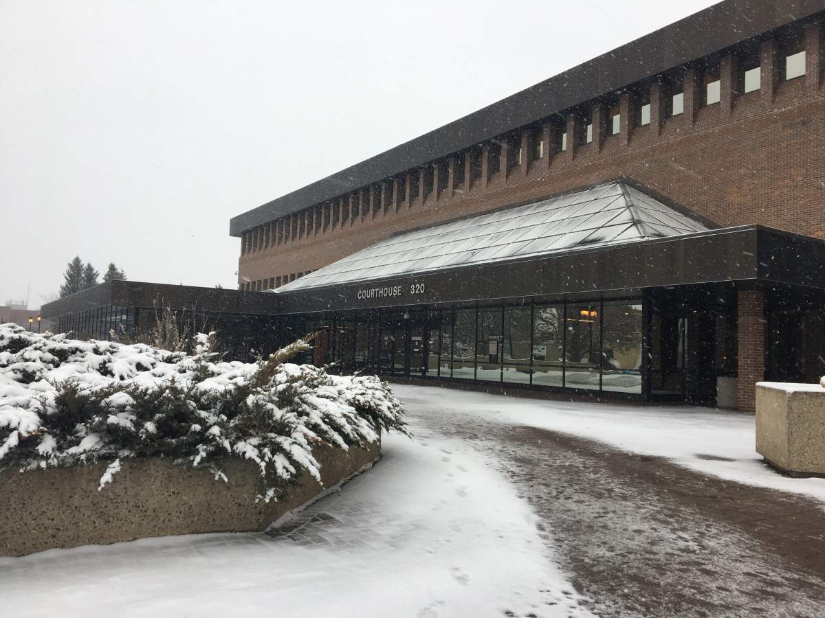 File photo of the Lethbridge courthouse.
