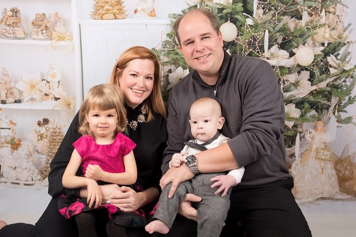 A photo of the Gortnar family.