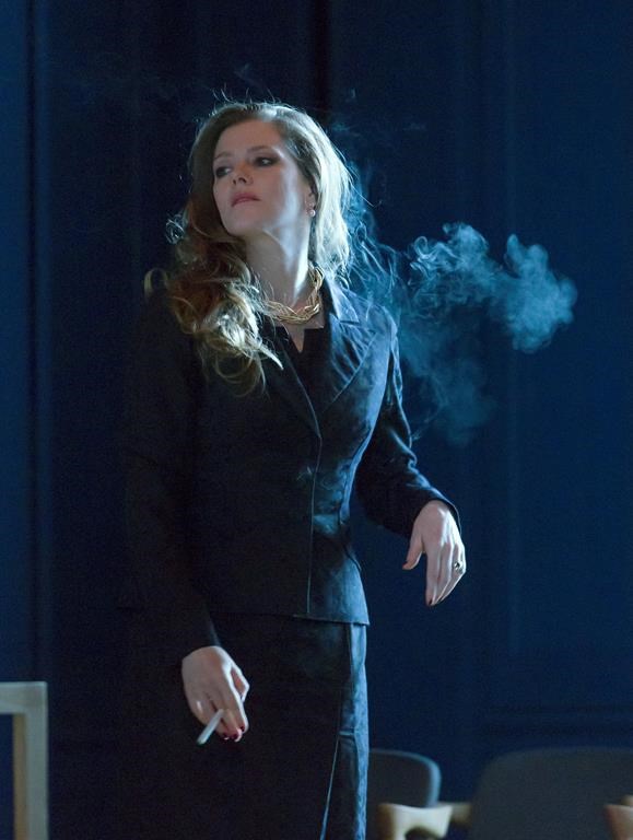 Canadian singer Barbara Hannigan plays Isabel in George Benjamin’s Lessons in Love and Violence in this handout image. Picking up her third Grammy nomination is wonderful in itself, but for Nova Scotia opera singer Barbara Hannigan this one feels especially personal.