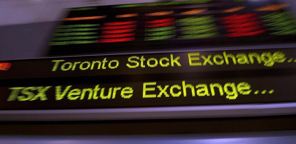 The TSX ticker is shown in Toronto on May 10, 2013.