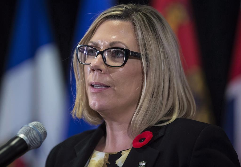 Manitoba Families Minister Rochelle Squires said the province is extending funding meant to offset the financial blow to child-care facilities temporarily unable to accept school age children.