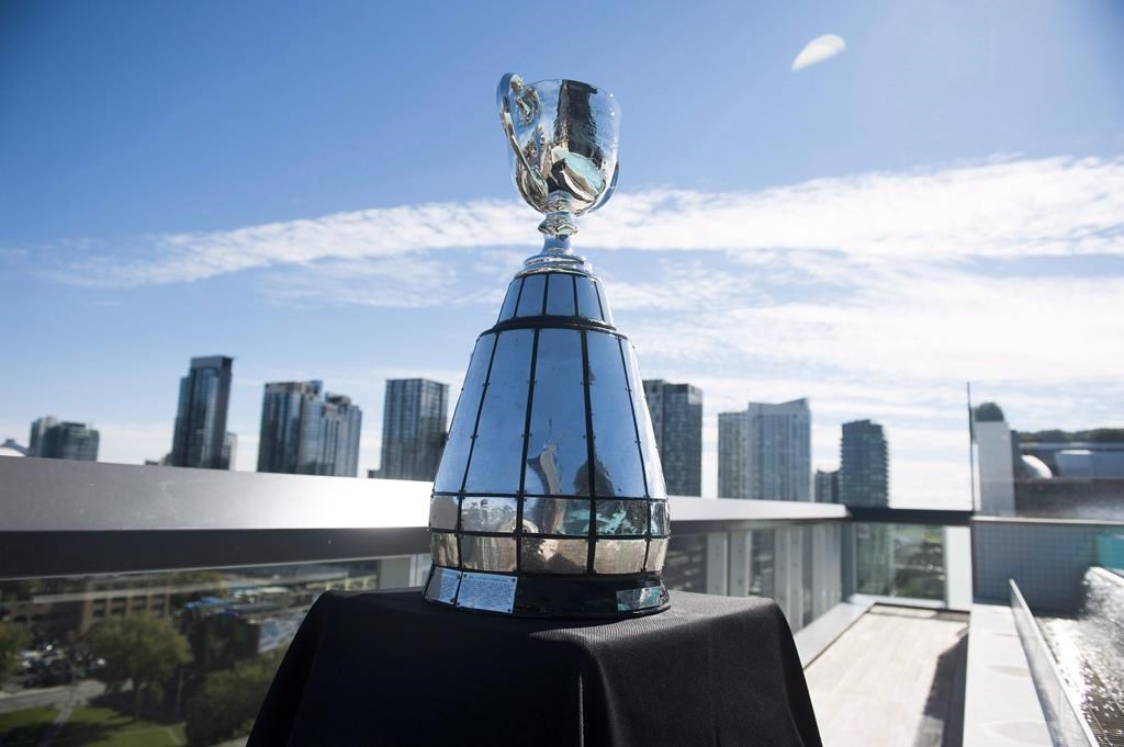 The Winnipeg Blue Bombers play for the Grey Cup on Sunday.