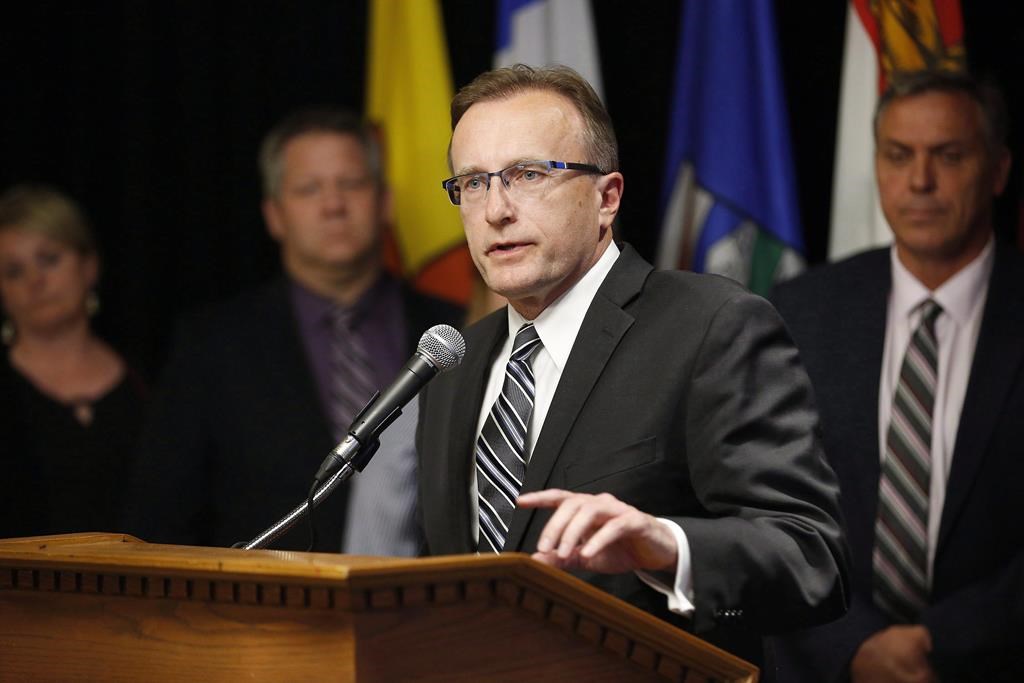 Saskatchewan Health Minister Jim Reiter, pictured in Winnipeg in 2018, says he takes partial responsibility for poor communication around COVID-19 outbreaks in the northern part of the province.