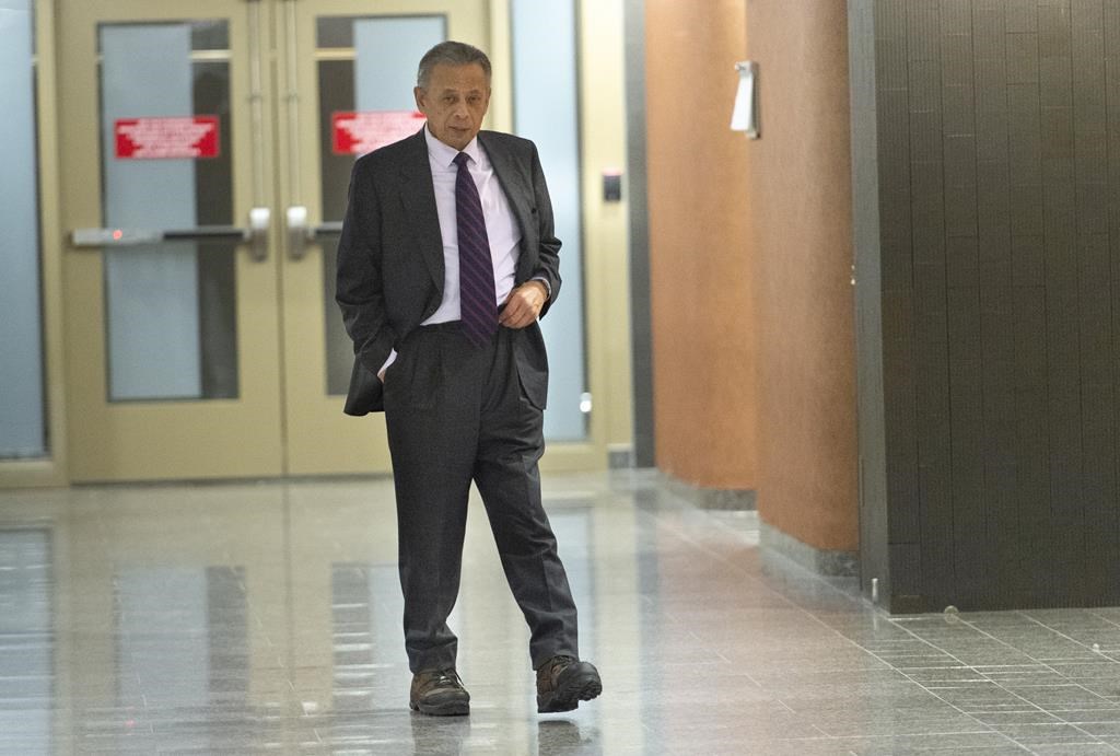 Former SNC-Lavalin vice-president Sami Bebawi leaves a courtroom in Montreal on Friday, February 15, 2019.