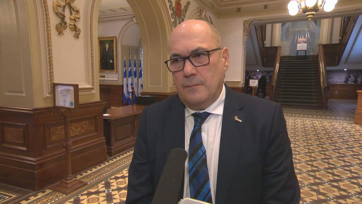 CSPI chairman Miville Boudreault at Quebec's National Assembly after Bill 40 hearings. November 12, 2019.