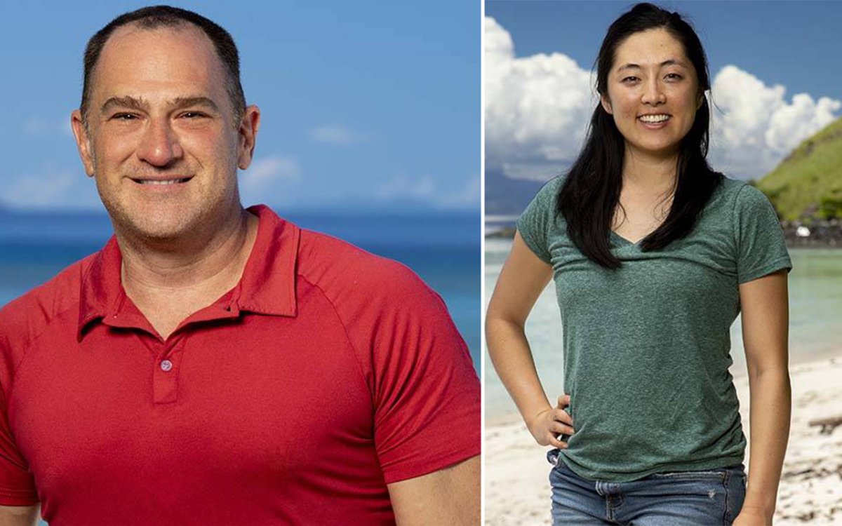 (L-R): Dan Spilo and Kellee Kim from this season of 'Survivor.'.