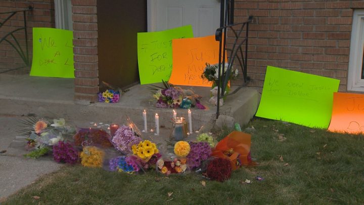 People gathered Saturday, Nov. 2 to remember Deborah Onwu, a Calgary case worker who was killed on Oct. 25.