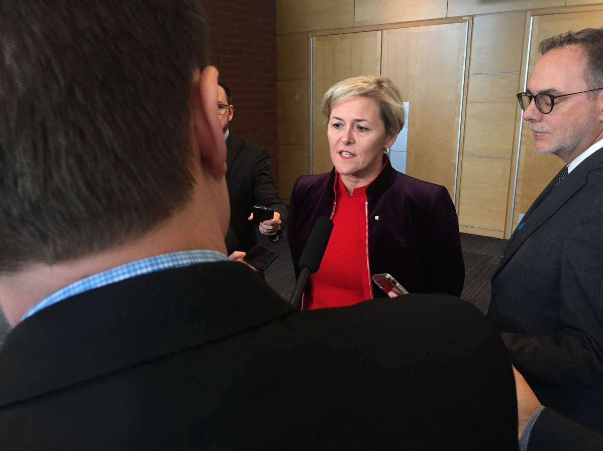 The president of the specialists federation (FMSQ), Diane Francoeur said an outline of a deal has been hashed out and is good news for her members. Friday, November 15, 2019.