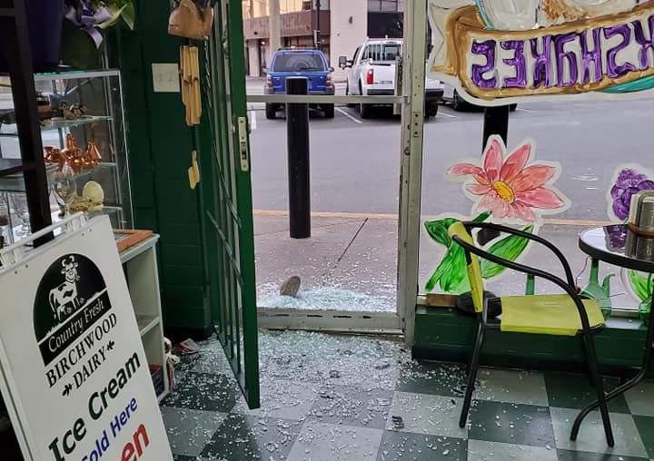 A look inside Brogans Diner in Langley, which was allegedly broken into and robbed. The damage was discovered on Nov. 11, 2019.