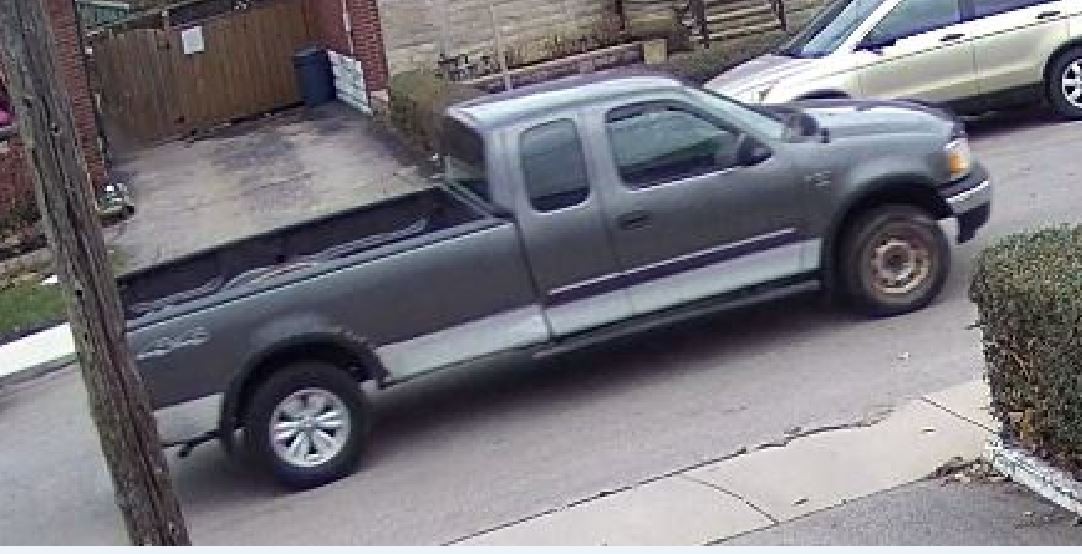 Hamilton police are looking for a grey Ford F-150 involved in a fatal hit and run on King Street East.