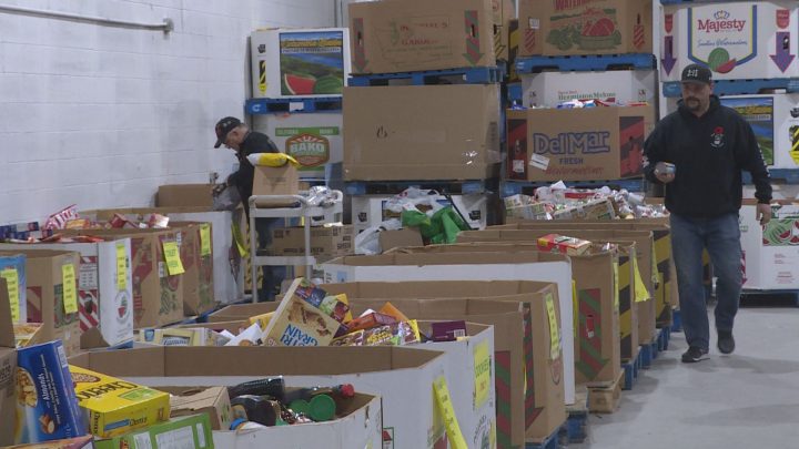 A plea for help was answered this week when donations poured into the Calgary Veterans Association Food Bank.