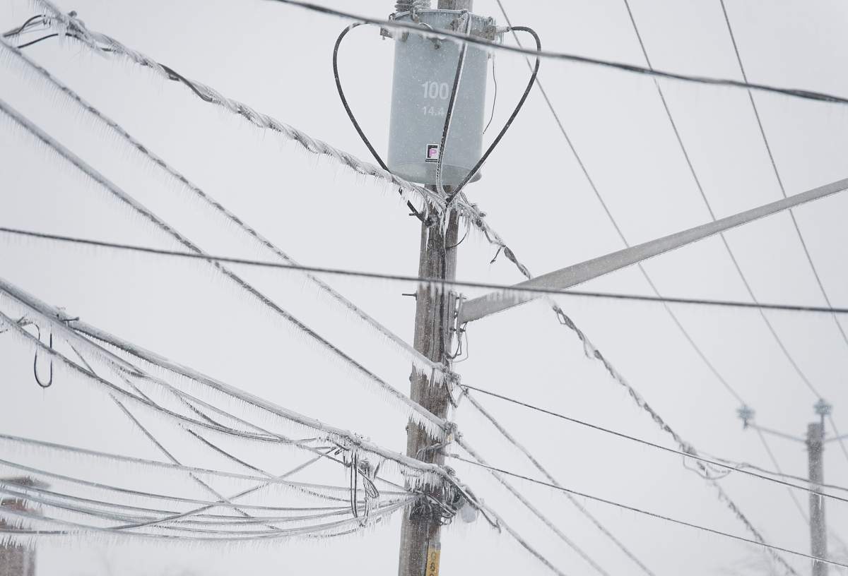 Freezing rain is in the forecast for Southern Ontario on Sunday.