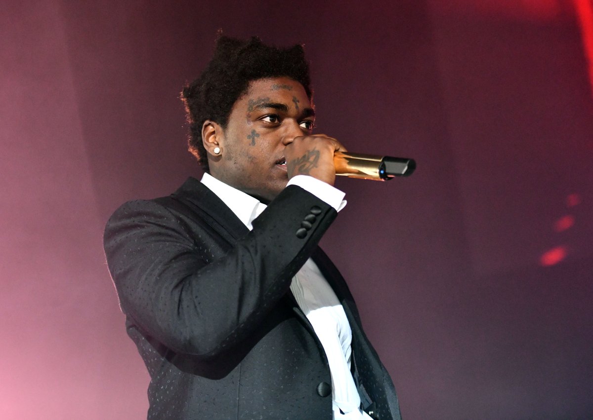 Rapper Kodak Black performs onstage during the 'Dying to Live' tour at Hollywood Palladium on March 20, 2019, in Los Angeles, Calif.
