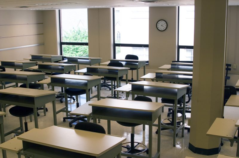 empty classroom getty