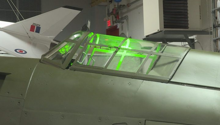 A restored Hawker Hurricane was unveiled at the Hangar Flight Museum in Calgary on Wednesday, Nov. 6, 2019.