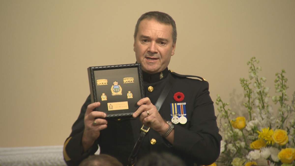 Badges were also presented to the family at a wake for the boy.