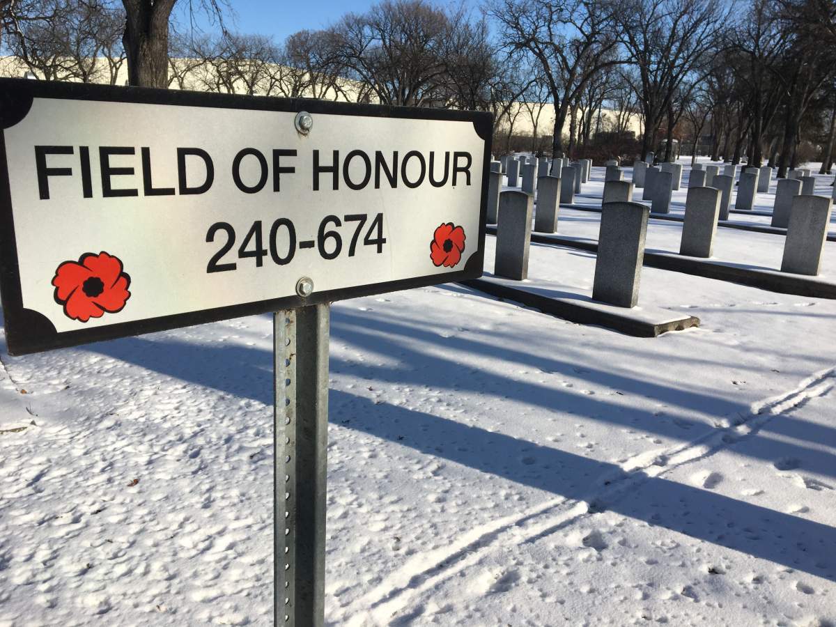 Veterans gather at Brookside Cemetery.