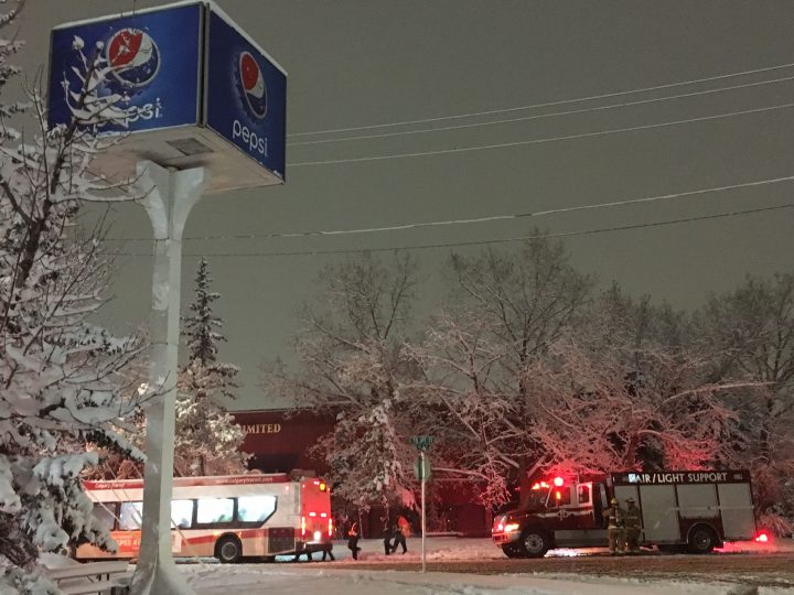 The Calgary Fire Department responded to an ammonia leak in the southeast on Tuesday, Nov. 19, 2019.
