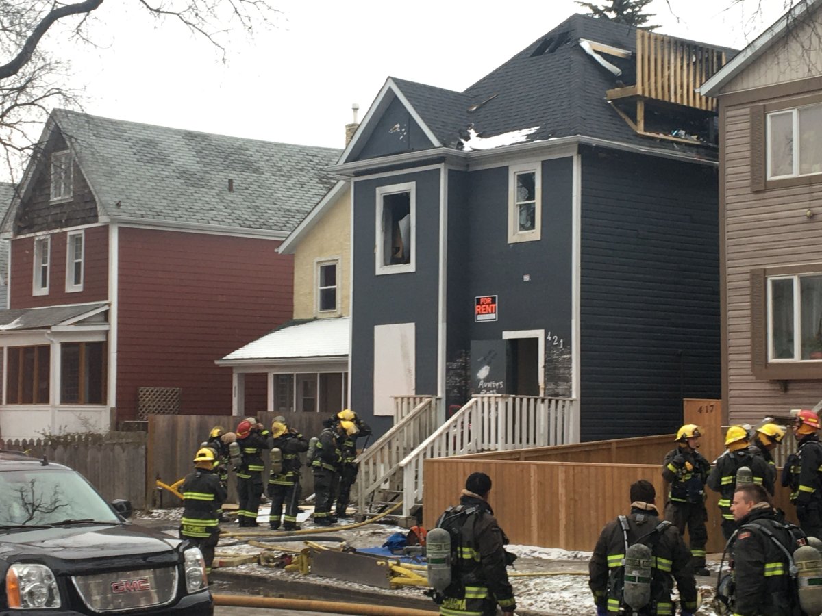 Fire crews respond to smoke at a vacant Langside Street home. 