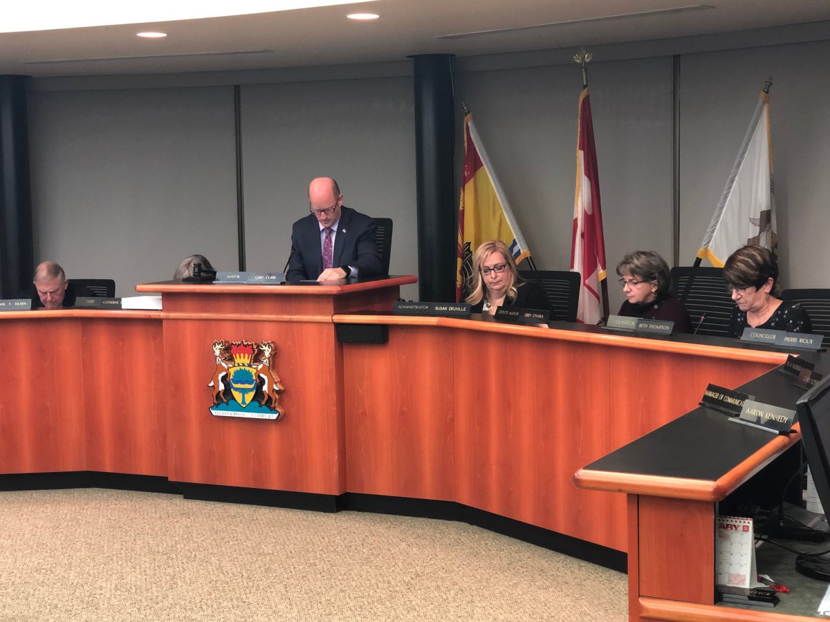 Quispamsis Mayor Gary Clark was back for Tuesday's council meeting.