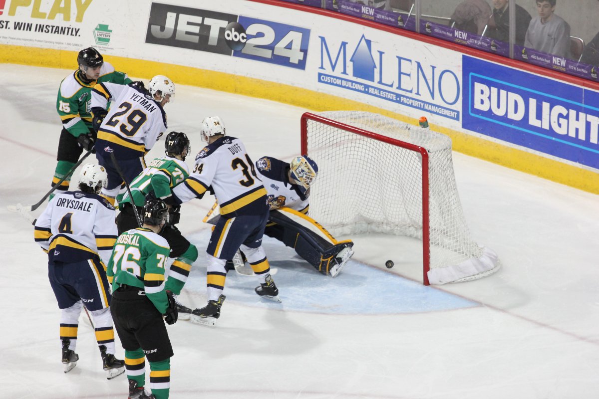 Dylan Myskiw’s first OHL shutout gives the London Knights their fourth-straight win - image
