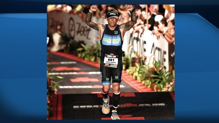 John Joseph is training for his 12th Ironman Triathlon.