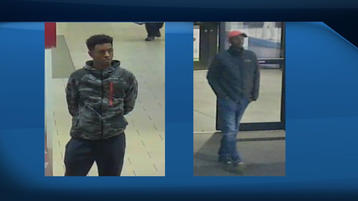 Edmonton police are looking to identify two suspects after a young girl reported being grabbed at Kingsway Mall.