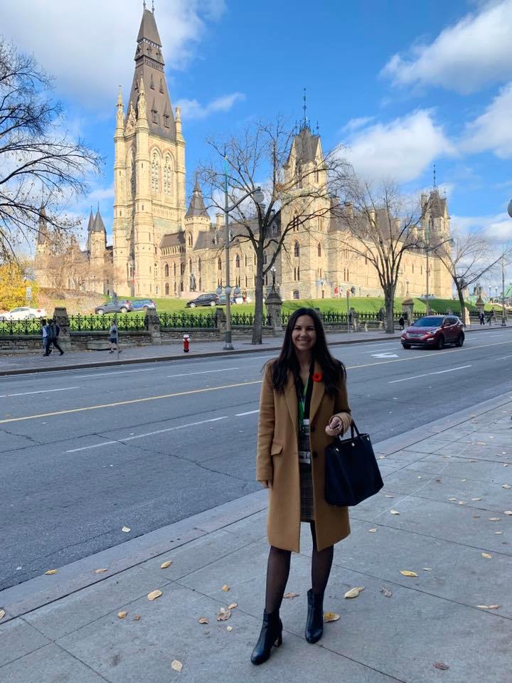 Bloc Quebecois MP Kristina Michaud in Ottawa. (Facebook)