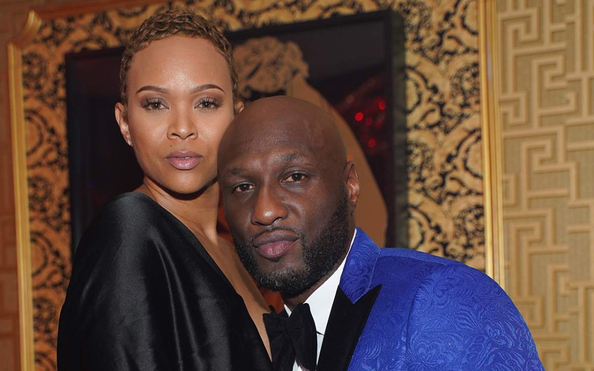 Lamar Odom and Sabrina Parr attend Ladies Love R&B at Medusa on Nov. 7, 2019 in Atlanta, Ga.