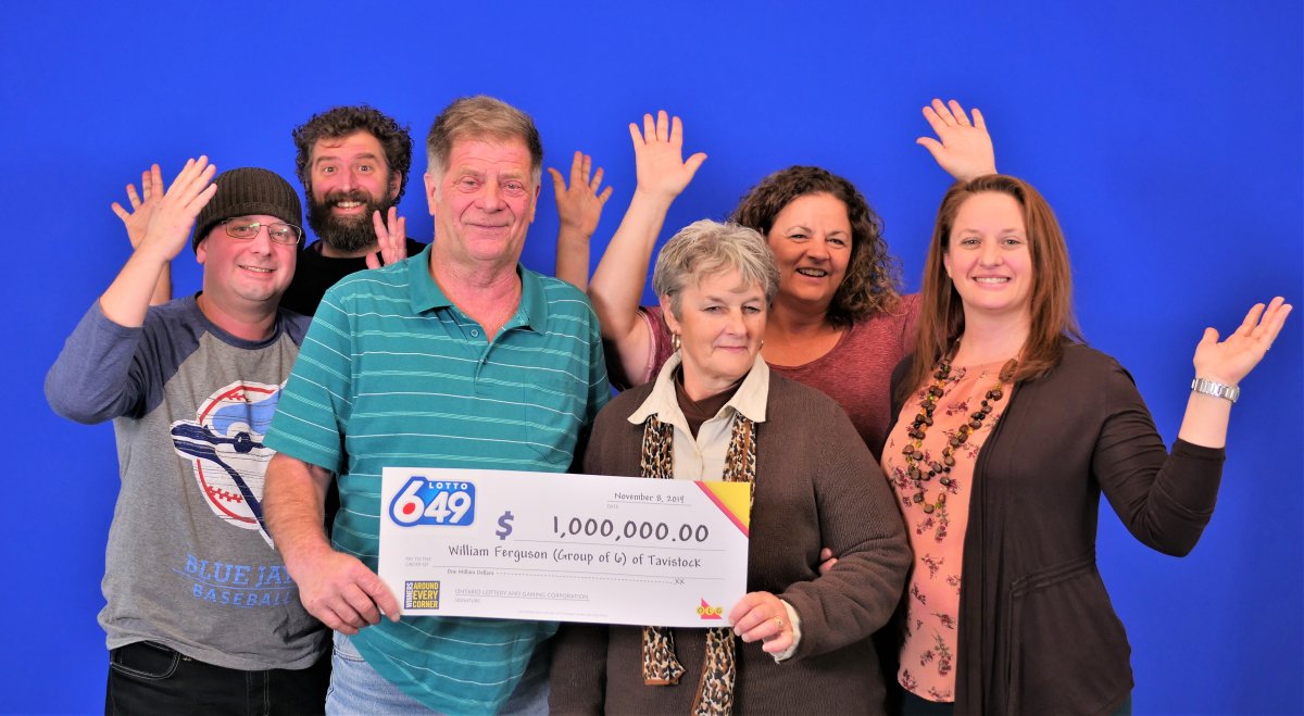 Oxford County family celebrates $1M lottery win - image