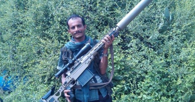 An image from social media that appears to show a Canadian-made LRT-3 sniper rifle. (ARES)