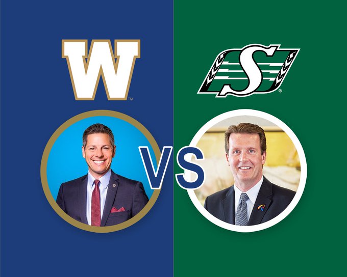 Winnipeg mayor Brian Bowman vs. Regina mayor Michael Fougere.