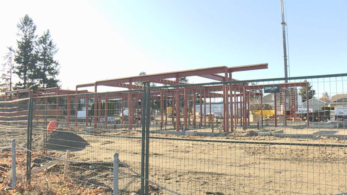 A controversial supportive housing development is under construction at Rutland and McCurdy roads in Kelowna. 