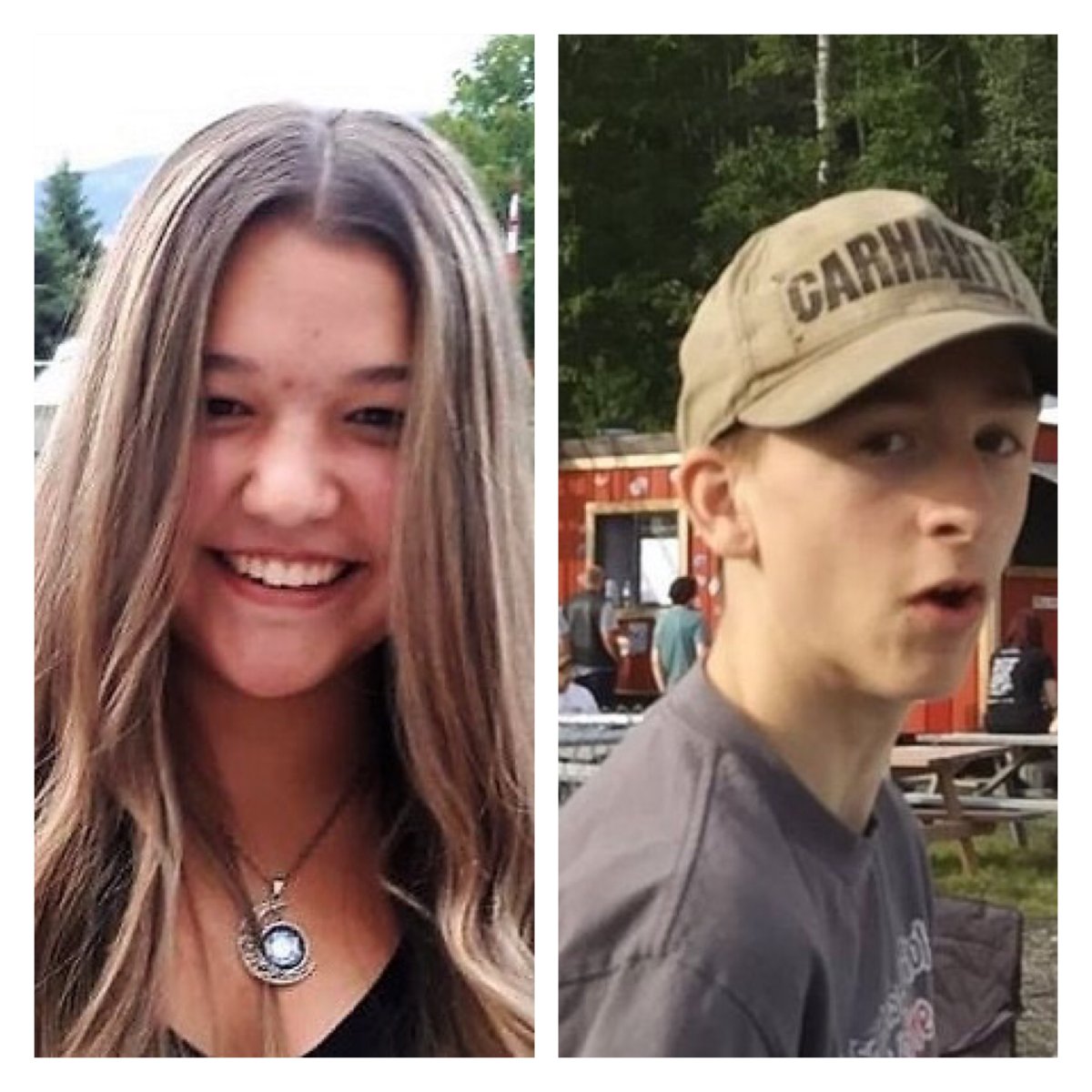 Trinity Erickson and Michael Campbell, both 14, have been found.