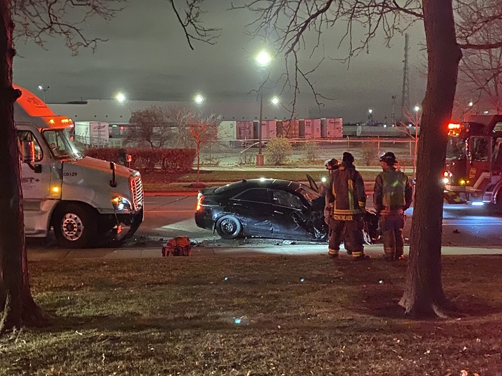 Police responded to a fatal collision in Mississauga Thursday evening.