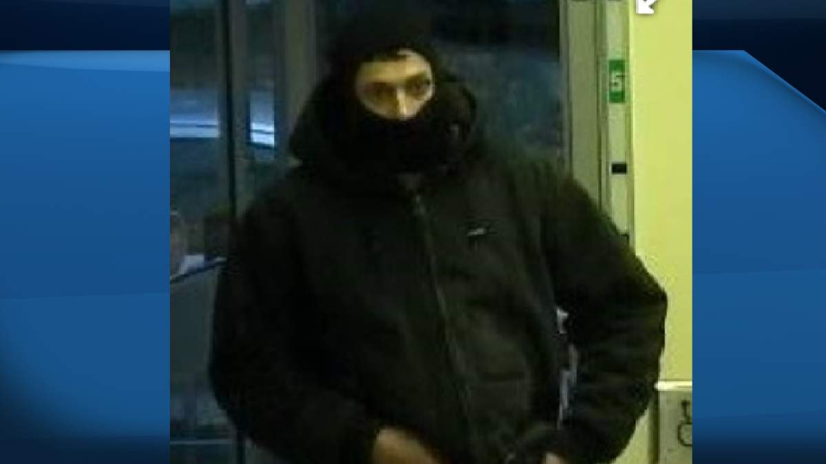 Police say this man is wanted in connection with a bank robbery in Moncton on Tuesday, Nov. 20.