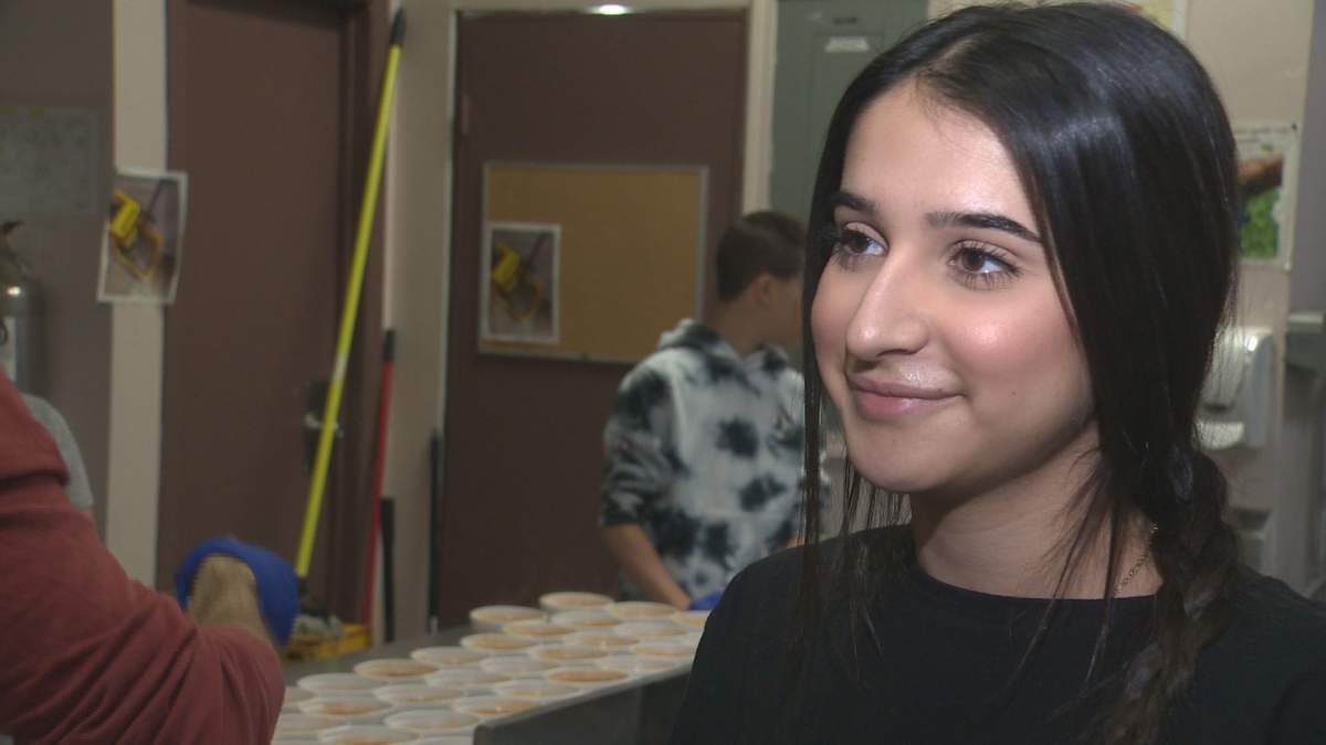 Nour Tarrabain, 16, said the experience gives a good perspective of different ways of life.