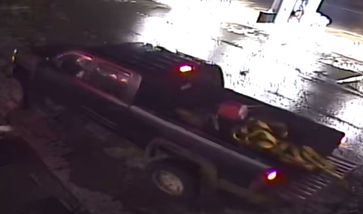 RCMP have released surveillance images captured during the theft of an ATM in Slave Lake, Alta., in an attempt to get tips from the public about the suspects involved.