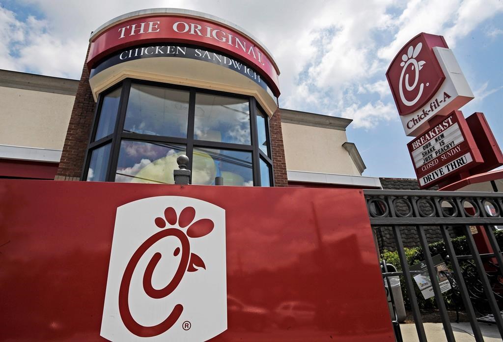 FILE - This July 19, 2012, file photo shows a Chick-fil-A fast food restaurant in Atlanta.
