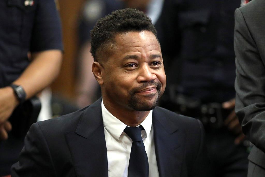 Cuba Gooding Jr. appears in court in New York on Thursday, Oct. 31, 2019.