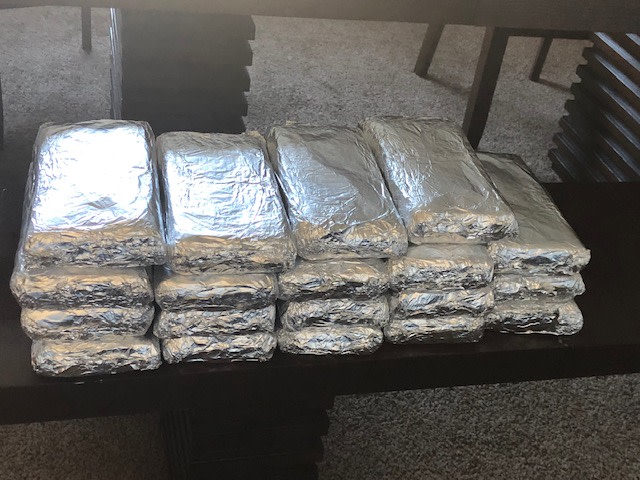 Authorities say more than 40 pounds of suspected fentanyl was seized. 