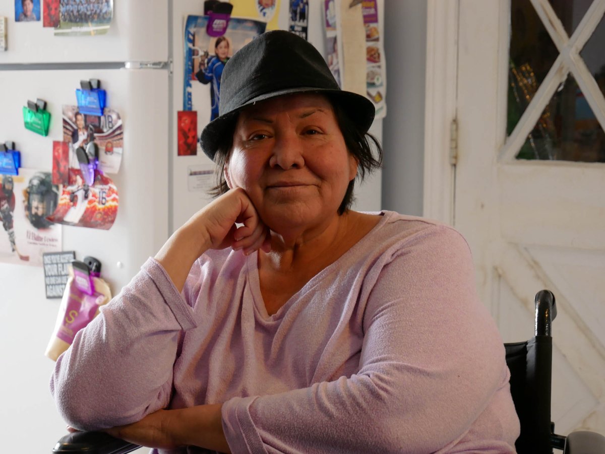 Jennifer George at her home in Oneida Nation of the Thames in Ontario on April 7, 2019.
