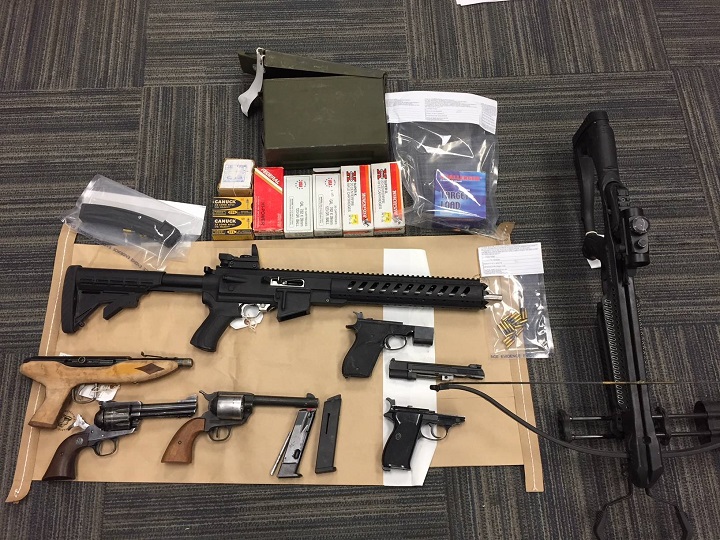 In November 2018, Penticton RCMP seized drugs and weapons from what they called a quiet home. Police say the search warrant was executed after a two-week drug-trafficking investigation.