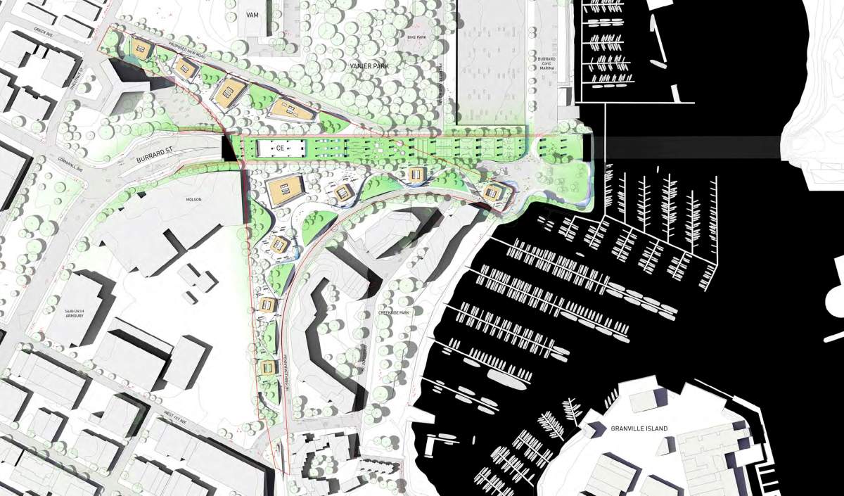 A view of the proposed project’s footprint.